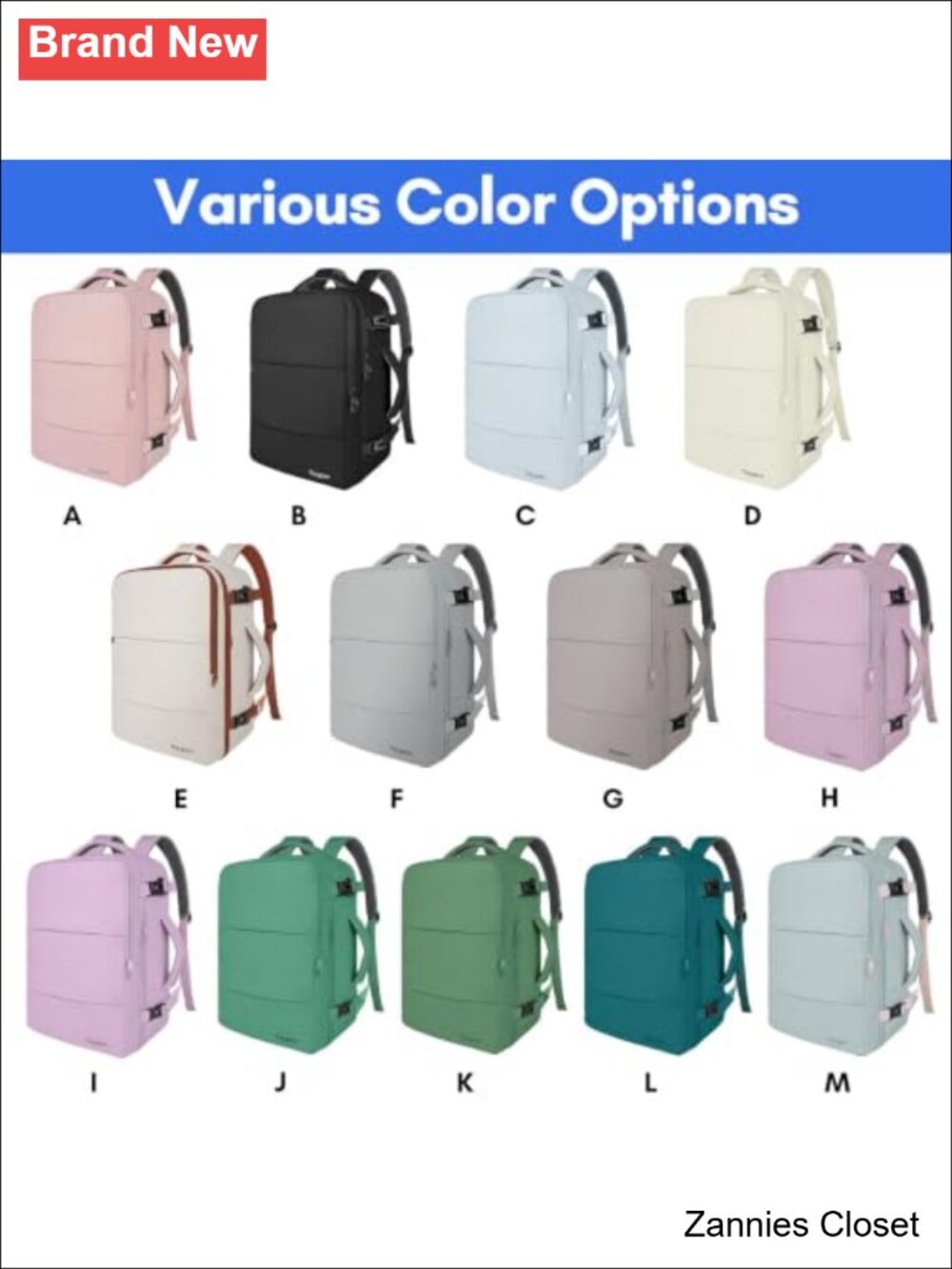 β¨ Taygeer 35L Travel Backpack for Women Flight Approved Laptop Weekender - Picture 6 of 6